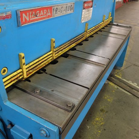 10 Ga. x 72 NIAGARA 1R-6-10,36 FOPBG,AIR ACTUATED CLUTCH, 1979 SEE VIDEO