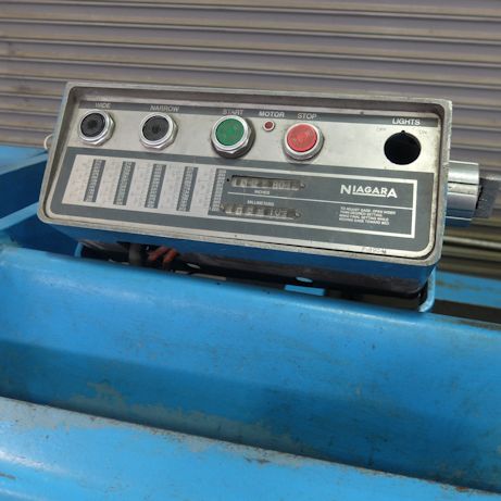 10 Ga. x 72 NIAGARA 1R-6-10,36 FOPBG,AIR ACTUATED CLUTCH, 1979 SEE VIDEO
