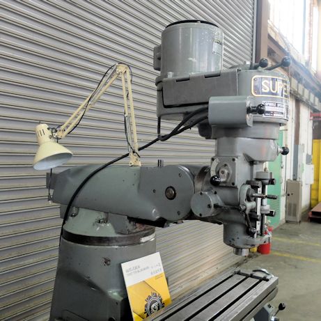 YCM 1 1/2 VA SUPERMAX,9 x 42 TABLE,29 X,12 Y,16 KNEE,5 QUILL,2720 RPM, R-8 TPR