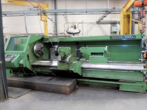 40 x 120 , GURUTZPE A1000,FANUC OT CNC/CRT,2 STEADIES, 2 TURRETS, 54 HP, 1988