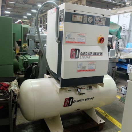 50 CFM, 125 PSI, GARDNER DENVER, No. EUB 99A, 15 HP, 2006,