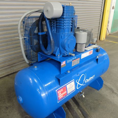 35 CFM 175 PSI QUINCY No. QT-10, 10 HP, 120 gallon TANK, 2010