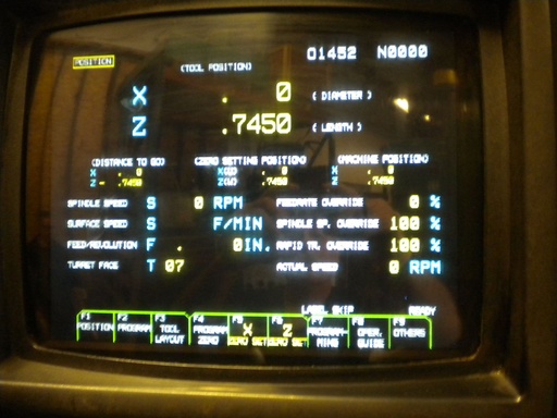 HITACHI SEIKI HT 40S, YASNAC CNC/CRT, 18 Chk, 4 SP BORE,40 HP,TAILTOCK,50 .1988