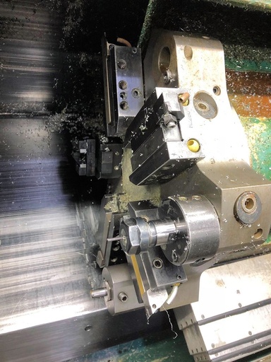 NAKAMURA-TOME SLANT JR-L, FANUC 10T/CRT, 6 Chk, 2 , TAILSTOCK, 1989