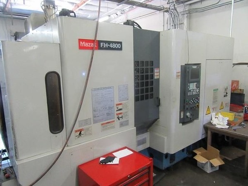 22.05 X, 24.02 Y, 22.05 Z, MAZAK FH4800,FUSION 640M CNC,FULL 4TH,12K RPM, 2002