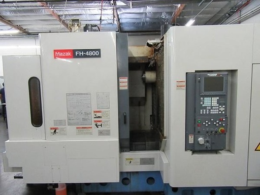 22.05 X, 24.02 Y, 22.05 Z, MAZAK FH4800,FUSION 640M CNC,FULL 4TH,12K RPM, 2002