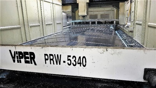 200 X, 134 Y, 42 Z, MIGTY VIPER PRW-5340,FANUC 21-MB CNC,60 ATC,50 TPR, 2007