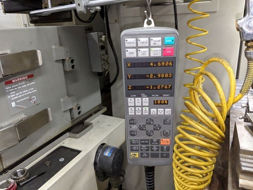 MITSUBISHI V25F, 35 Amp,13.8 x 19.6 tble,9.8 x,7.8 y,9.8 z,3 ATC, 2000 & 1997