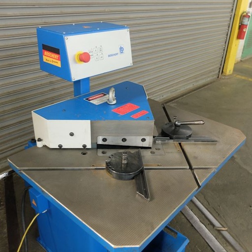 5/32 x 8 7/8 x BOSCHERT,8 7/8 90 deg notch,4.5 HP, hydraulic corner notcher
