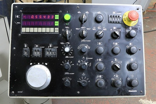 12 x 24 OKAMOTO 1224 DX,AUTO INCR DOWNFEED,WHl dresser,FINE CHUCK,1998