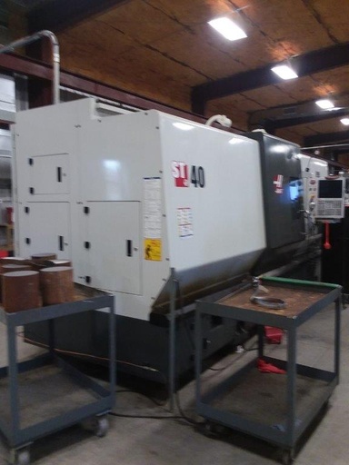 HAAS ST-40,HAAS CNC/CRT,LIVE TOOLING, 15 Chk, 7 BORE,TAILSTOCK, STEADY, 2013