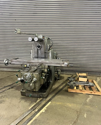 205-S12, K & T,12 x 56 TABLE,28 X,10 CROSS, 18 KNEE,TBLE SWIVEL,50 TAPER