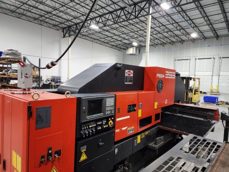 20 Ton, AMADA PEGA 255, FANUC 18P,31 STATION,3 AI, 2002