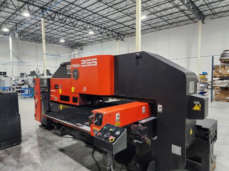20 Ton, AMADA PEGA 255, FANUC 18P,31 STATION,3 AI, 2002