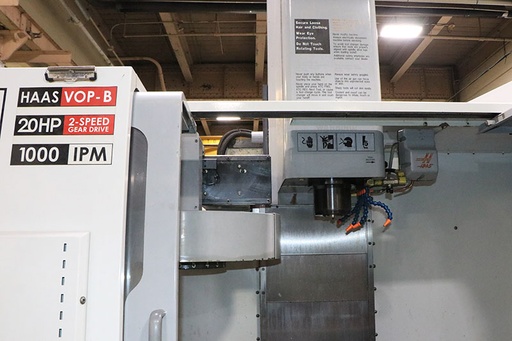 30 X, 16 Y, 20 Z, HAAS VF-2B, 2005,7500 RPM,20 ATC, CAT 40,4 AXIS, RIGID, 2005