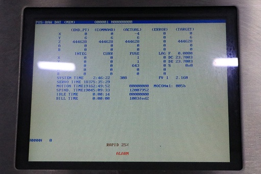 30 X, 16 Y, 20 Z, HAAS VF-2B, 2005,7500 RPM,20 ATC, CAT 40,4 AXIS, RIGID, 2005