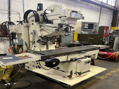 FRYER MB14, MILLTRONICS CENT 1 CNC/CRT,40 X,20 Y,21.75 Z,4200 RPM,40 TAPER