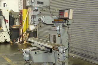 FTV-2 LAGUN, 10 x 50 table,33 X,16 Y,16 KNEE,5 QUILL,4200 RPM,R-8,DRO,X,YSERVO