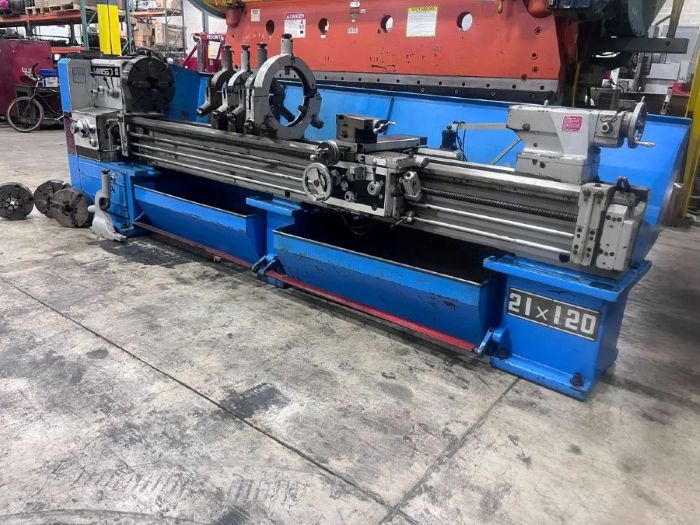 21 /28 x 120 JMK (Mazak)Gap Bed Engine Lathe, Model 530